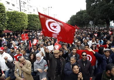 مظاهرات فى تونس